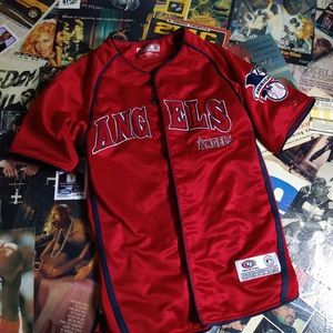 Vintage Los Angeles Angels Women's Baseball Jersey Size Medium